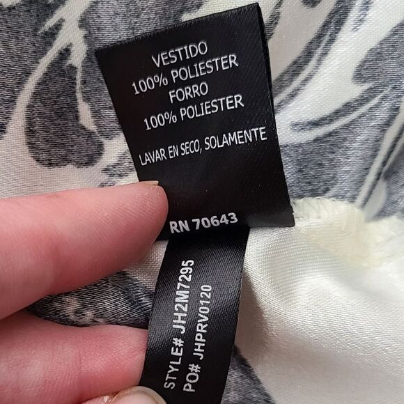 Jessica Howard Black and White Floral Midi Dress - Picture 16 of 16